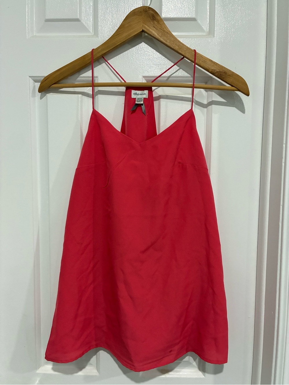 Dynamite Red Spaghetti-Strap Cami Top